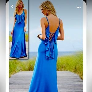 From older collection. Around 2014. Ruffle Trim Maxi by Venus.